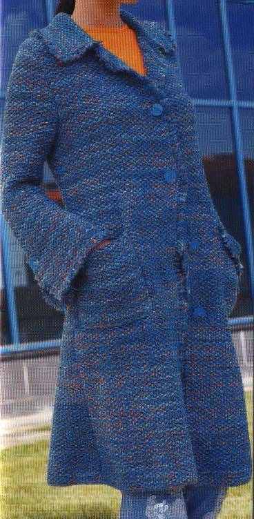Comenzar movimiento Rayo Cómo hacer un abrigo tejido de punto :: Abrigos tejidos de lana para mujer